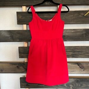 Shoshanna Red empire waist dress